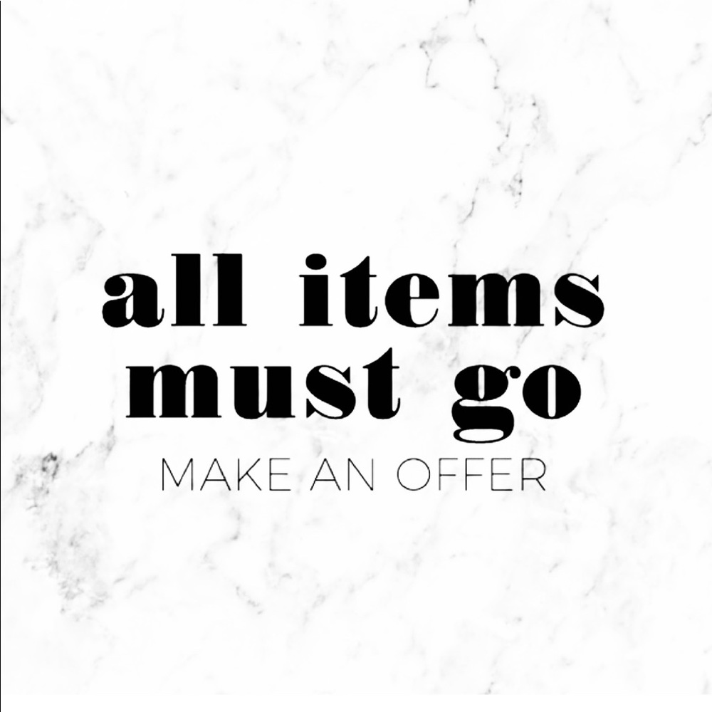 Open to reasonable offers!
